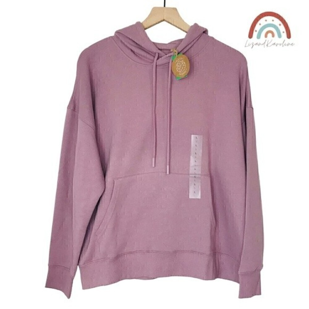 New! French Terry Soft Cozy Hoodie Active Pullover Sweater